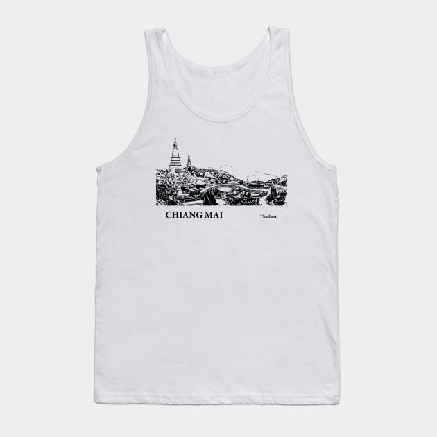 Chiang Mai - Thailand Tank Top by Lakeric